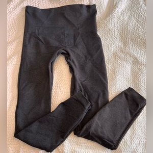 Spanx Heather Grey Seamless Leggings - XL